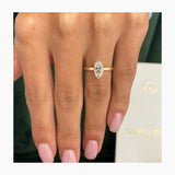 Kenna Engagement Ring 1.1ct TCW, 14K Gold