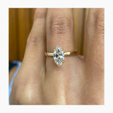 Kenna Engagement Ring 1.1ct TCW, 14K Gold
