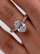 Laurel Engagement Ring 2 Carat Rose Gold