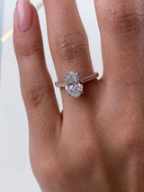 Laurel Engagement Ring 2ct TCW, 14K Gold