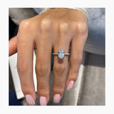 Laurel Engagement Ring 2ct TCW, 14K Gold
