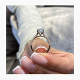 Laurel Engagement Ring 2ct TCW, 14K Gold
