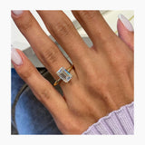 Layne Engagement Ring 3.1ct TCW, 14K Gold