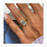 Layne Engagement Ring 3.1ct TCW, 14K Gold