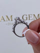 Louise Engagement Ring 2.2ct TCW, 14K Gold