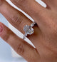 Louise Engagement Ring 2.2ct TCW, 14K Gold