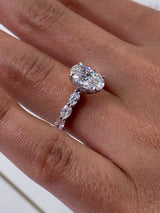 Louise Engagement Ring 2.2ct TCW, 14K Gold
