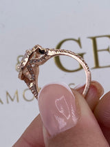 Macy Engagement Ring 2.1ct TCW, 14K Gold