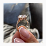 Macy Engagement Ring 2.1ct TCW, 14K Gold