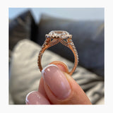Macy Engagement Ring 2.1ct TCW, 14K Gold