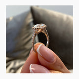 Macy Engagement Ring 2.1ct TCW, 14K Gold