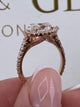 Macy Engagement Ring 2.1ct TCW, 14K Gold