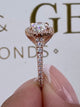Macy Engagement Ring 2.1ct TCW, 14K Gold