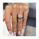 Halo with Pave Band
