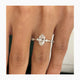 Martha Engagement Ring 1.3ct TCW, 14K Gold