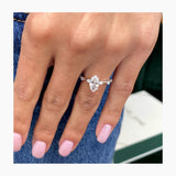 Martha Engagement Ring 1.3ct TCW, 14K Gold