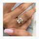 Mey Engagement Ring 3ct TCW, 14K Gold