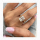Mey Engagement Ring 3ct TCW, 14K Gold