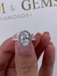 Nala Engagement Ring 2.3ct TCW, 14K Gold