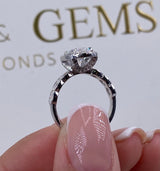 Nala Engagement Ring 2.3ct TCW, 14K Gold