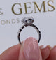Nala Engagement Ring 2.3ct TCW, 14K Gold