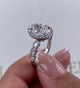 Nala Engagement Ring 2.35 Carat White Gold