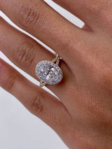 Nellie Engagement Ring 2.3ct TCW, 14K Gold