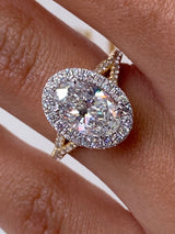 Halo with Pave Band