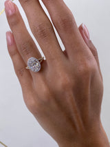 Nellie Engagement Ring 2.3ct TCW, 14K Gold