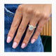 Nellie Engagement Ring 2.3ct TCW, 14K Gold