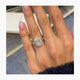 Nellie Engagement Ring 2.3ct TCW, 14K Gold