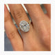 Nellie Engagement Ring 2.3ct TCW, 14K Gold