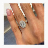 Nellie Engagement Ring 2.3ct TCW, 14K Gold