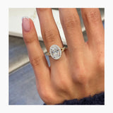 Nellie Engagement Ring 2.3ct TCW, 14K Gold