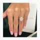 Nellie Engagement Ring 2.3ct TCW, 14K Gold
