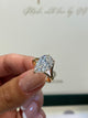 Ocean Engagement Ring 3 Carat Yellow Gold