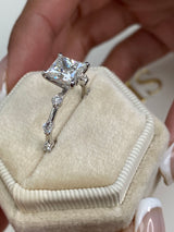 Simone Engagement Ring 2.3ct TCW, 14K Gold