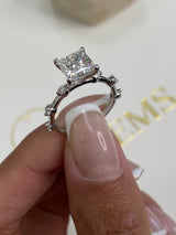 Simone Engagement Ring 2.3ct TCW, 14K Gold