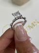 Simone Engagement Ring 2.3ct TCW, 14K Gold