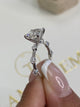 Simone Engagement Ring 2.3ct TCW, 14K Gold