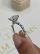 Simone Engagement Ring 2.3ct TCW, 14K Gold
