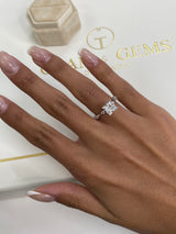 Simone Engagement Ring 2.3ct TCW, 14K Gold