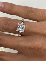 Simone Engagement Ring 2.3ct TCW, 14K Gold