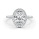 Yaella Engagement Ring 3.7ct TCW, 14K Gold
