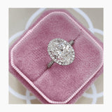 Yaella Engagement Ring 3.74 Carat White Gold