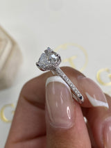 Zendaya Engagement Ring 2.3ct TCW, 14K Gold