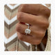 Anne Engagement Ring 2.3ct TCW, 14K Gold