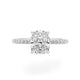 Anne Engagement Ring 2.3ct TCW, 14K Gold