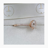 Melinda Engagement Ring 2.1ct TCW, 14K Gold