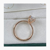 Melinda Engagement Ring 2.1ct TCW, 14K Gold